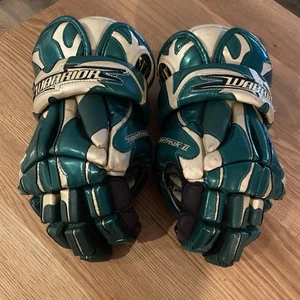 Warrior Superfreak II Lacrosse Gloves 5 Finger VaporTek Size 13" Forest Green - Picture 1 of 14