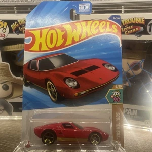 Hot Wheels 1971 Lamborghini Miura SV rot - Bild 1 von 2