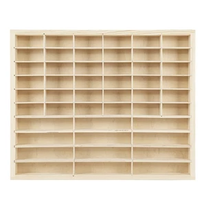 48 Griglie 1:64 Legno Massello Auto Giocattolo Modellino Scatola Espositore Collezione Case US - Foto 1 di 14