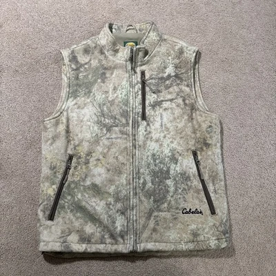 Cabela's Wooltimate Windshear Camo Vest Outfitter Zonz Western Large - Image 1 of 4