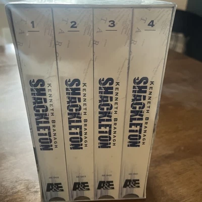 Shackleton (VHS, 2002, 4-Tape Set) Kenneth Branagh A&E Greatest Survival Story Foto 1 de 4