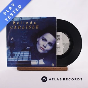 Belinda Carlisle - Heaven Is A Place On Earth - 7" Vinyl Record - VG+/EX - Picture 1 of 8
