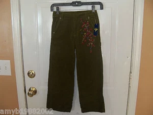 OshKosh B'gosh Olive Green Corduroy Pants Size 7 Girl's NEW  - Picture 1 of 4