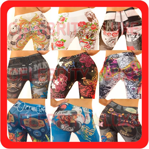 New Low High Rise Ladies Leggings Ripped Skinny Leg Jeggings - Imagem 1 de 1