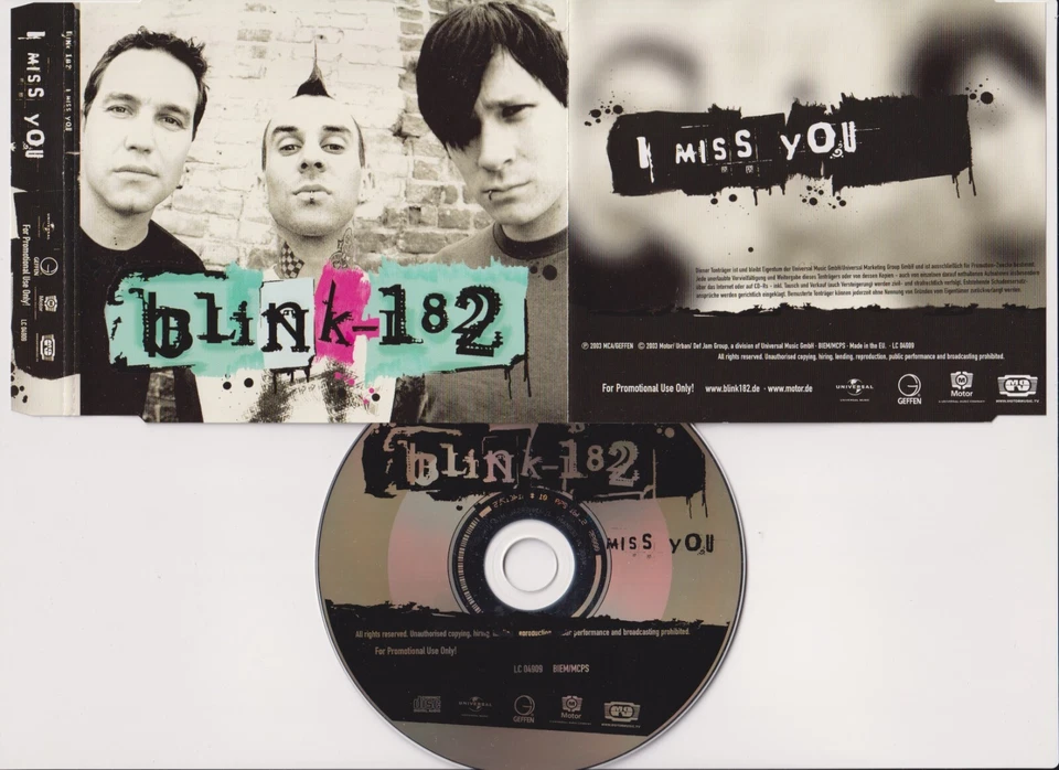 Blink-182 – I Miss You - 1 Track Promo Single CD 2003 Geffen Records - Bild 1 von 1