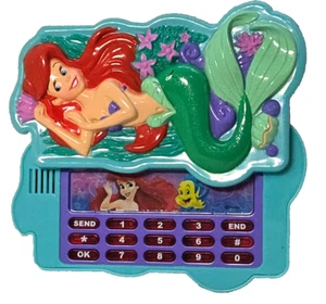 Arielle Spielzeug Handy - Disneys Die kleine Meerjungfrau - ausziehbare Tastatur - selten - Bild 1 von 9
