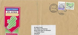 Irlanda Ballymote Baile An Mhota Swiftpost SID 1995 primo timbro dati autoinchiostrante - Foto 1 di 2