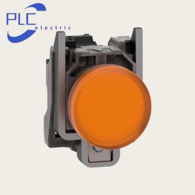 New With Box Schneider XB4BVG5 Ø22 Orange indicator light  LED 110... 120V - Image 1 of 3