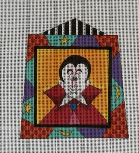 Renaissance Dracula Halloweenies Series TT-216/9 Hand-Painted Needlepoint 18ct - Picture 1 of 3