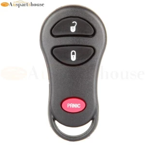Carcasa de llave de coche con almohadilla de botón remoto para entrada sin llave para Dodge Chrysler 2003 - Imagen 1 de 7