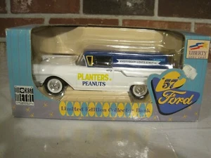 LIBERTY CLASSICS PLANTERS PEANUTS 1957 FORD LIMITED EDITION COLLECTORS BANK-NEW - Picture 1 of 11