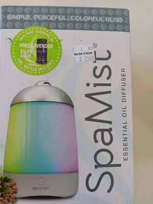 Difusor de aceites esenciales SpaMist y piedra acuática Top 6 aceites esenciales  Foto 1 de 4