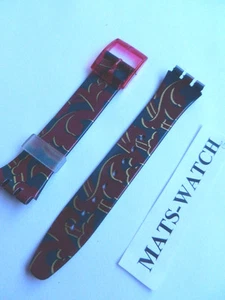 SWATCH Originale Cinturino Gent AGR106 Louis Louis 17mm Nuovo - Picture 1 of 1