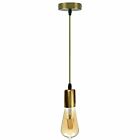 E27 Ceiling Lamp Rose Light Fitting Vintage Industrial Bulb Holder Pendant Light