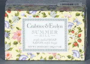 Jabón triple fresado Crabtree & Evelyn Summer Hill & Nuntucket Briar 2x7 oz. - Imagen 1 de 2