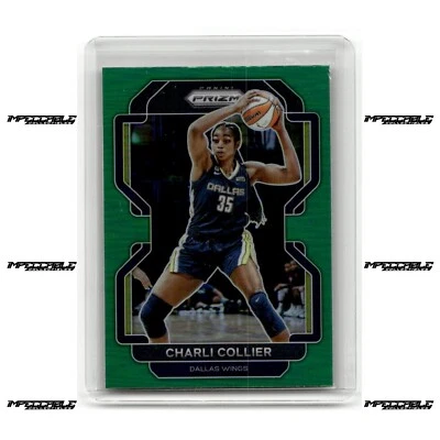 2022 Panini Prizm WNBA - Charli Collier #33 Green Prizm SP - Image 1 of 2