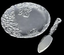 Arthur Court Grape 8inch Plate With Cheese Server