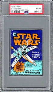 1978 Topps Star Wars 5th Series Wax Pack PSA 6!! - Picture 1 of 2
