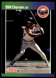 1989 Donruss Baseball Card Bill Doran Houston Astros #306