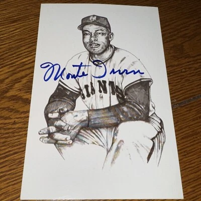 Monte Irvin Autographed Signed 1989 Ted Williams Postcard JSA Sticker - Image 1 of 4