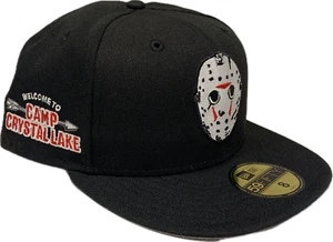 Chapeau coupe Friday the 13th Jason Voorhees Mask Camp Crystal Lake New Era 59Fifty - Photo 1 sur 5