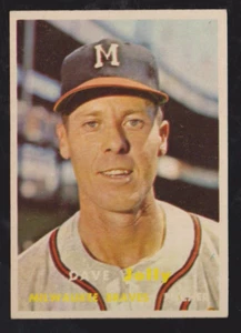 Dave Jolly 1957 Topps Baseball #389 casi nuevo *** envío gratuito *** - Imagen 1 de 1