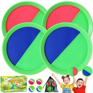 Toss Catch Ball Outdoor Toy: Upgraded Kid Outside Toy Game Beach Backyard Law... - Picture 1 of 6