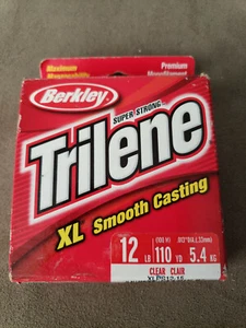 Berkley Trilene Super Strong XL Smooth Casting 12LB 110YD  5.4KG clear. - Picture 1 of 5
