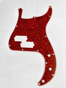 Celluloid Nitrate Tortoiseshell WIDE BEVEL Pickguard for CBS Era Precision Bass - Picture 1 of 9