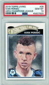 PSA 10 Ivan Perisic // 2019 Topps Living // Uefa Champions League - Bild 1 von 2