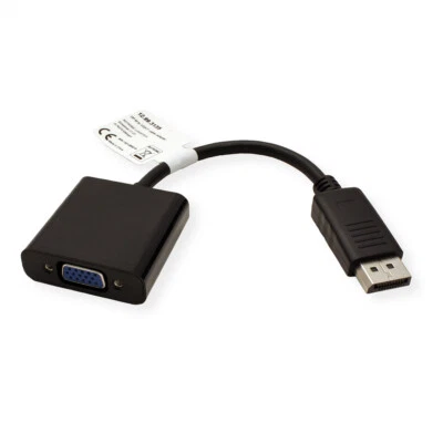 Adattatore DisplayPort VGA, maschio DP - VGA femmina, attivo - Immagine 1 di 3