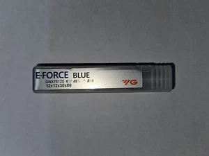 Fresa de extremo de carburo sólido 12 mm 6Fl YG1 E FORCE AZUL 55HRC ~ 70HRC - Imagen 1 de 3