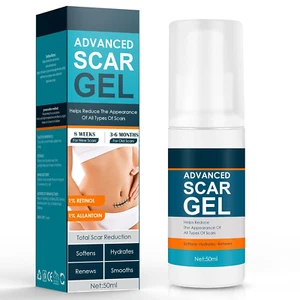 Scar Gel, Scar Cream, Advance Scar Gel for Surgical Scars,Face,Body,Leg, Burns, - Picture 1 of 7