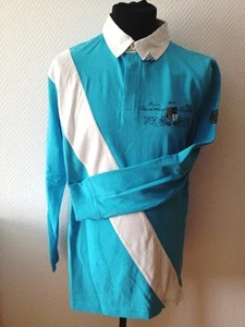 Jersey de hombre Signum Royal EST 1984 manga larga turquesa liso algodón talla L - Imagen 1 de 1