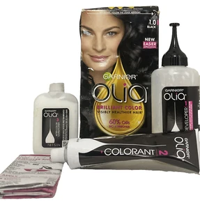 Garnier Olia audace colore capelli permanenti senza ammoniaca 1.0 nero - Foto 1 di 5
