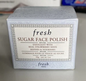 FRESH - SUGAR FACE POLISH - EXFOLIANT WITH STRAWBERRY SEED - 1 OZ - NEW & BOXED - Picture 1 of 4