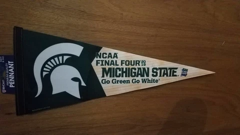 2019 Final Four 12x30 Premium Pennant Michigan State Spartans Cover