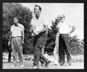 Arnold Palmer & President Dwight D. Eisenhower 1960 Original AP Wire Photo - Picture 1 of 4