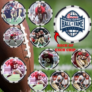 Derrick Brooks Florida State College Football Hall of Fame Chips (10) - Picture 1 of 2