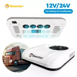 Climatizzatore da tetto 12/24V Cooling RV per roulotte camper camper bus camion 11000BTU - Foto 1 di 20
