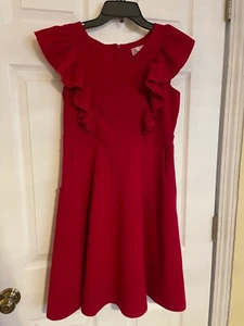 Red Nickie Lew Girls Dress size 16, Beautiful Perfect for Holidays! - Picture 1 of 4