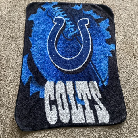 Northwest NFL Indianapolis Colts Throw Blanket 48” x 64” Cover