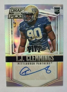 2015 Panini Prizm DP T.J. Clemmings Pittsburgh Minnesota Vikings - Auto - Picture 1 of 1