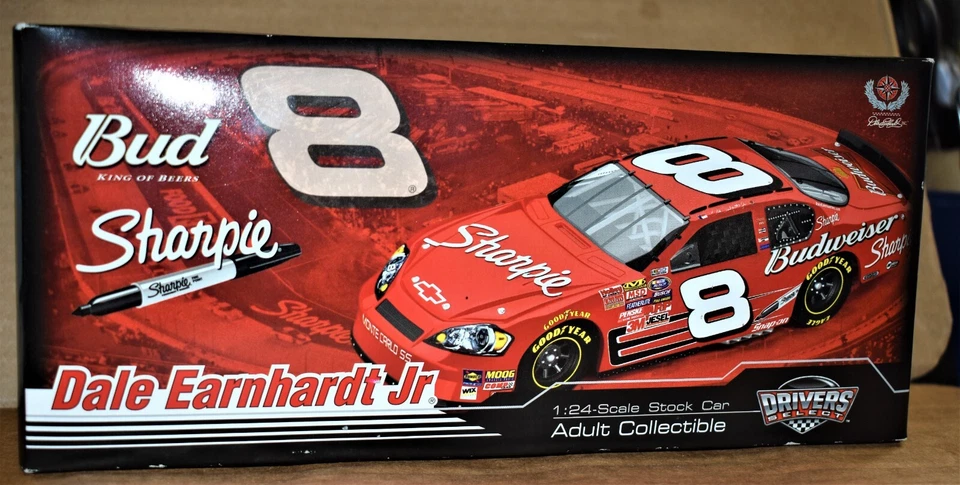 Chevy Monte Carlo 2007 1/24 #8 Dale Earnhardt Jr. Sharpie Budweiser Ltd. Ed. NIB - Image 1 of 4