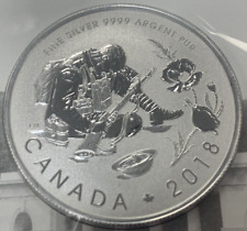 2018 Canada $10 Silver Armistice Commemorative Coin ~ .9999 Silver ~ Sealed