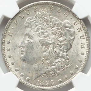 Morgan Dollar 1896-O NGC AU-58! New Orleans. Lustrous. Consistent with the grade - Picture 1 of 6