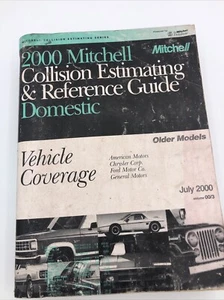 MITCHELL Collision Estimating Reference Guide Older Models 00/3 Ford GM American - Picture 1 of 9