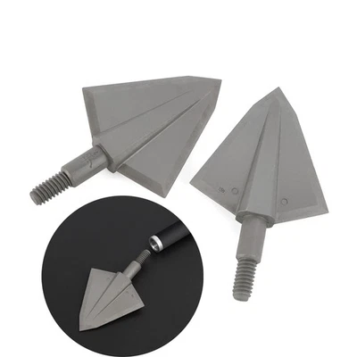 Archery Hunting Arrowheads 150gr Blade Broadhead Screw Points Bow Crossbow Arrow - Image 1 of 4