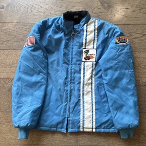 Vintage 70’s Ford Cobra Shelby Racing Jacket Sherpa Galpin Los Angeles EXCELLENT - Picture 1 of 9