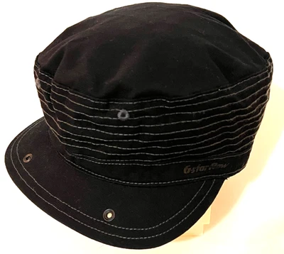 G Star RAW CARO Duty Cap Hat in Black Slub Canvas, One Size/Adjustable Back BNWT - Image 1 of 4